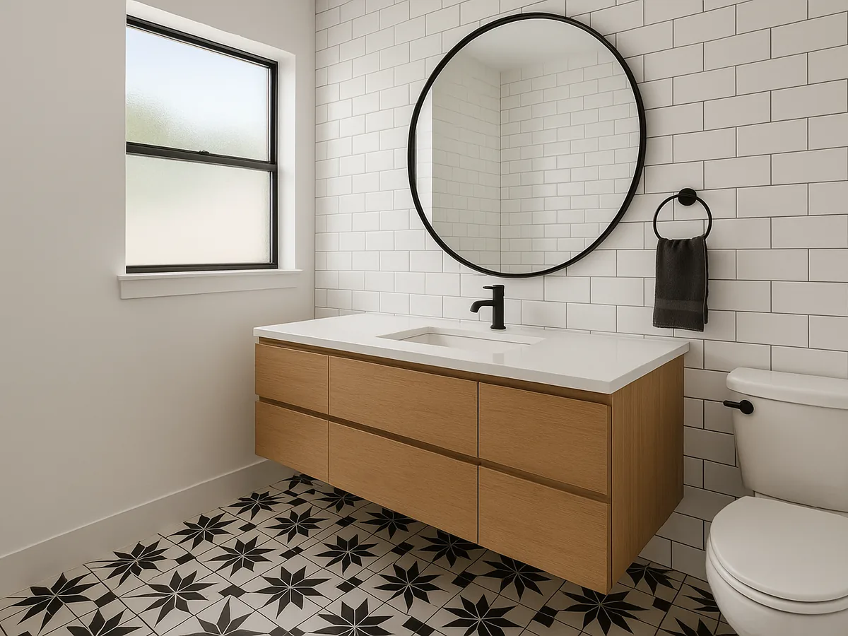 Contemporary bathroom design