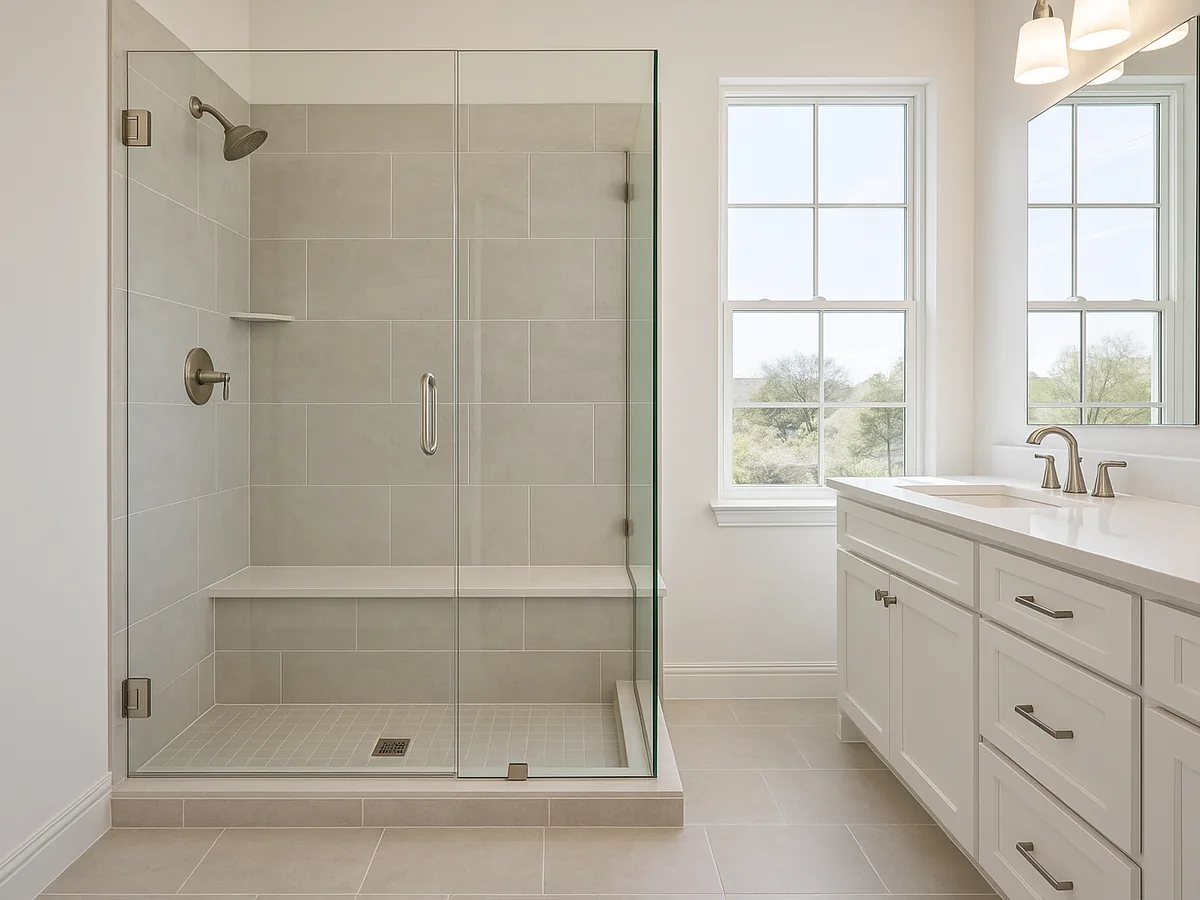 Walk-in shower upgrade