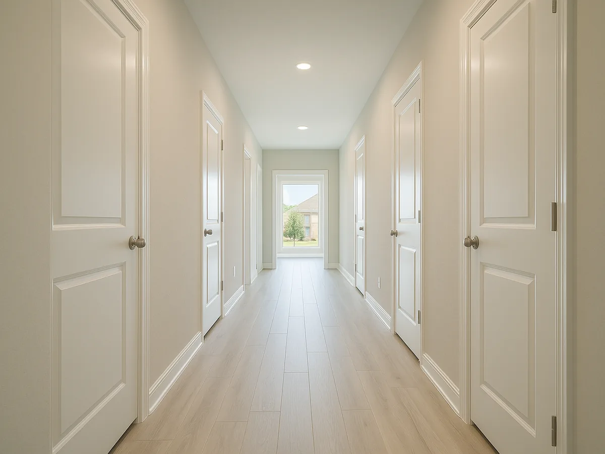Stone-look tile flooring installation