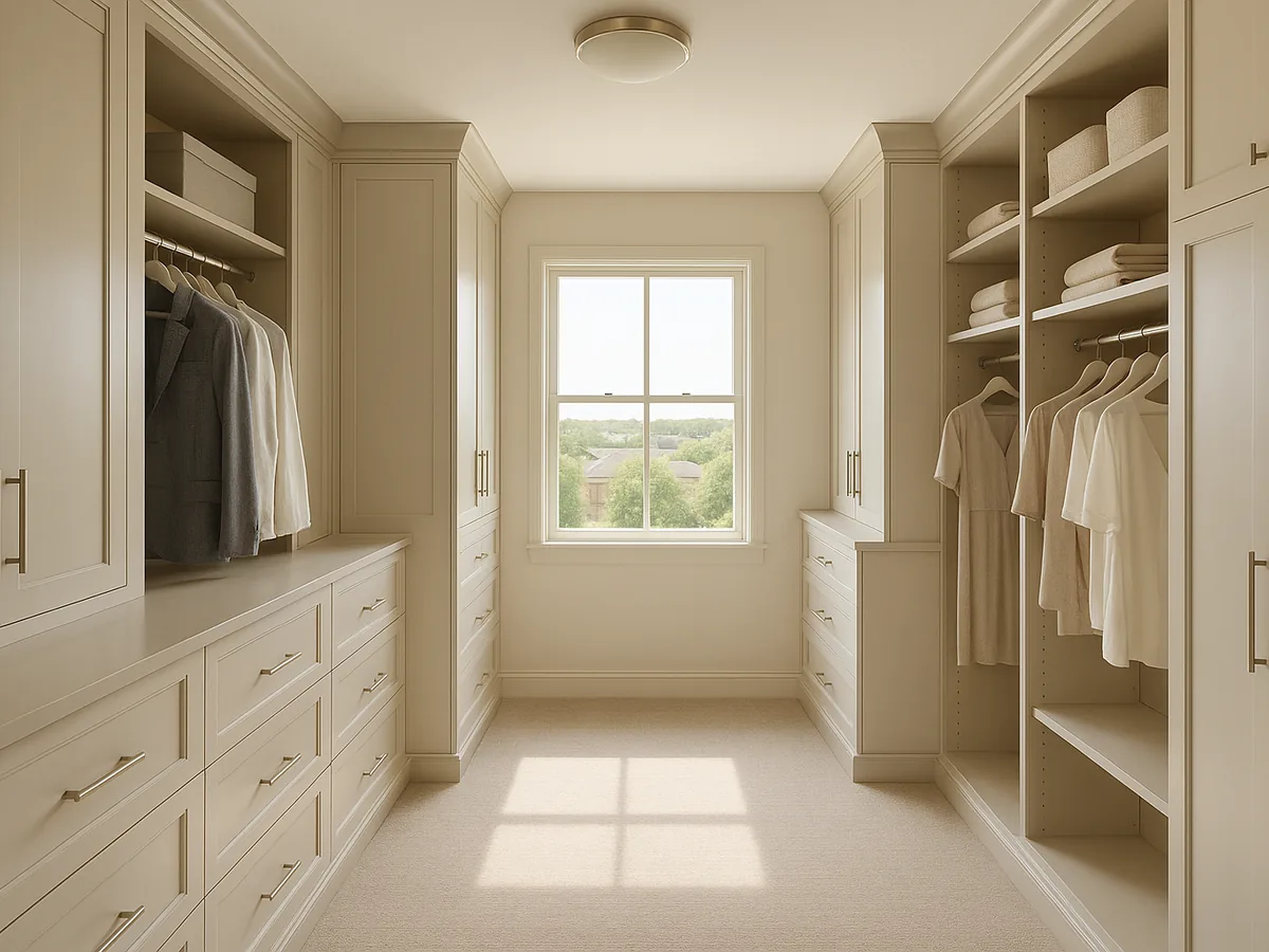 Custom home office built-ins