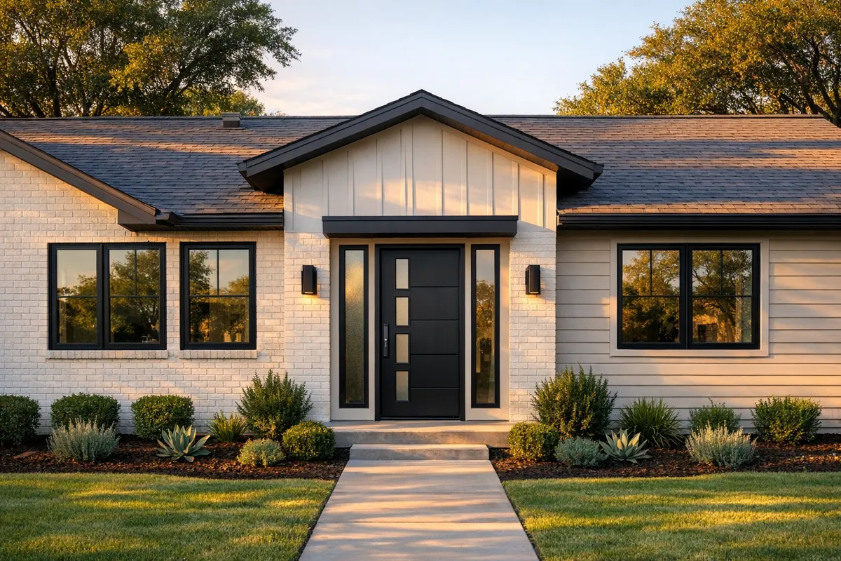 Windows and front door upgrade project in Dallas-Fort Worth