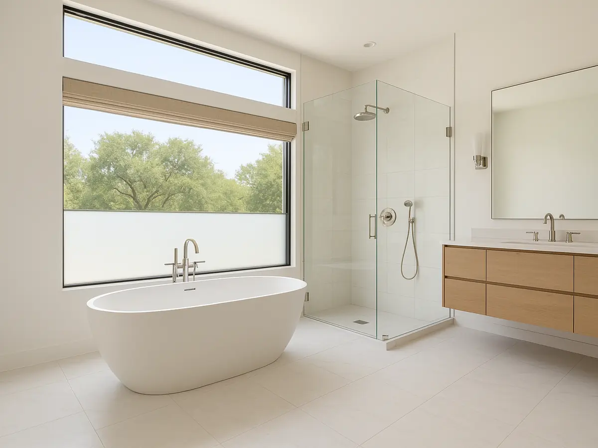 Luxury bathroom renovation in DFW